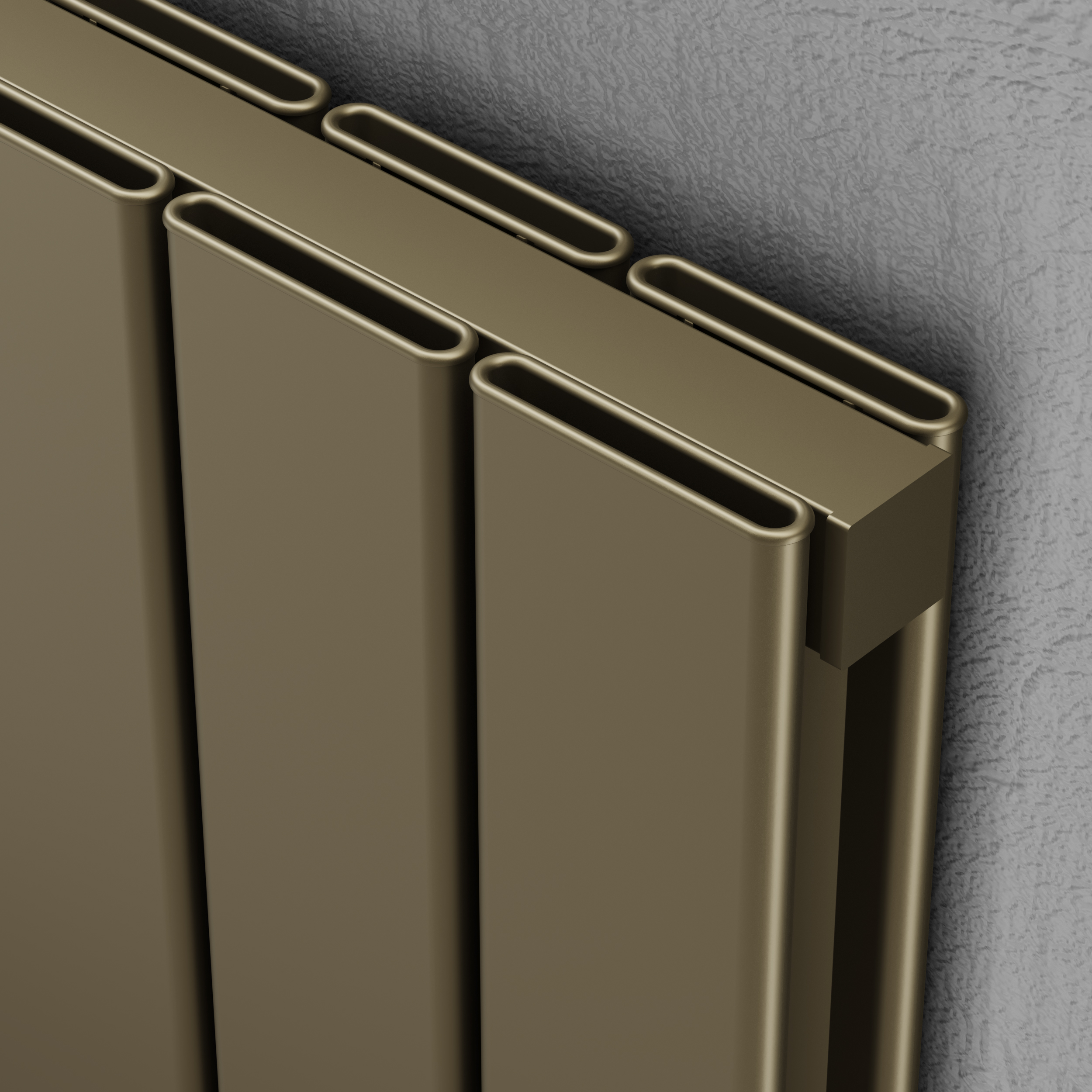 Victoria Single Aluminium Radiator 1775x440mm - Bronze