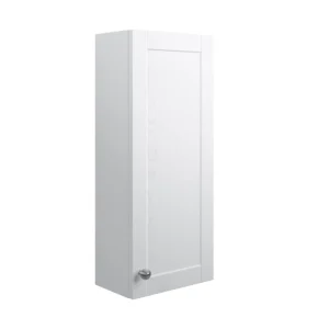 Benita 300mm 1 Door Wall Unit - Satin White Ash