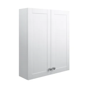 Benita 600mm 2 Door Wall Unit – Satin White Ash