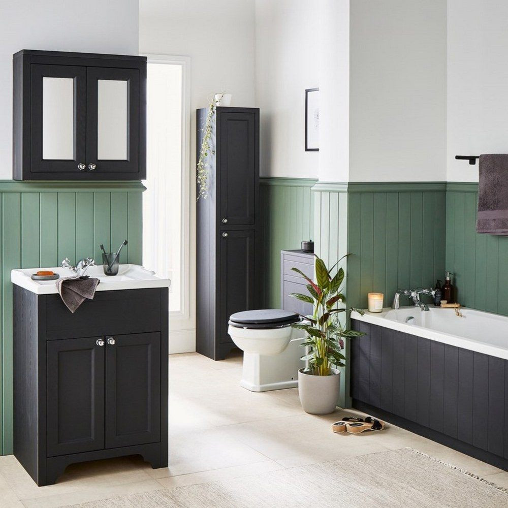 Buckingham Mirror Cabinet Black Oak - Image 2
