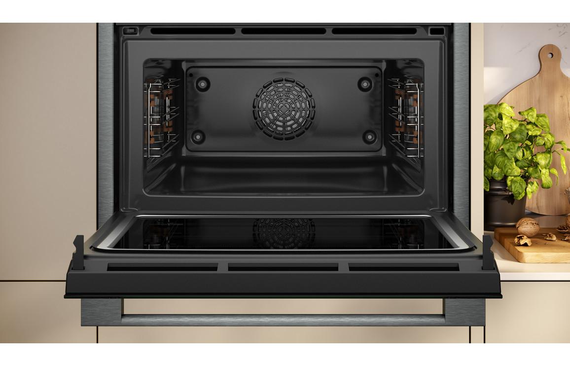 Neff N70 C24MR21G0B Compact Electric Oven & Microwave - Black w/Graphite Trim - Image 3