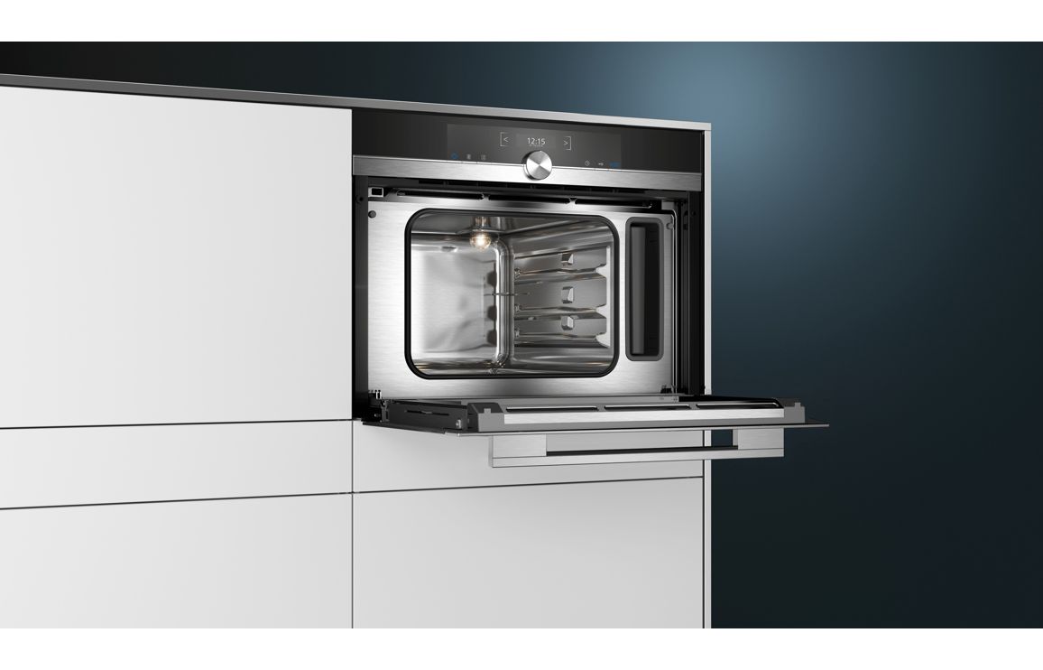 Siemens iQ700 CD634GAS0B Compact Steam Oven - St/Steel - Image 4
