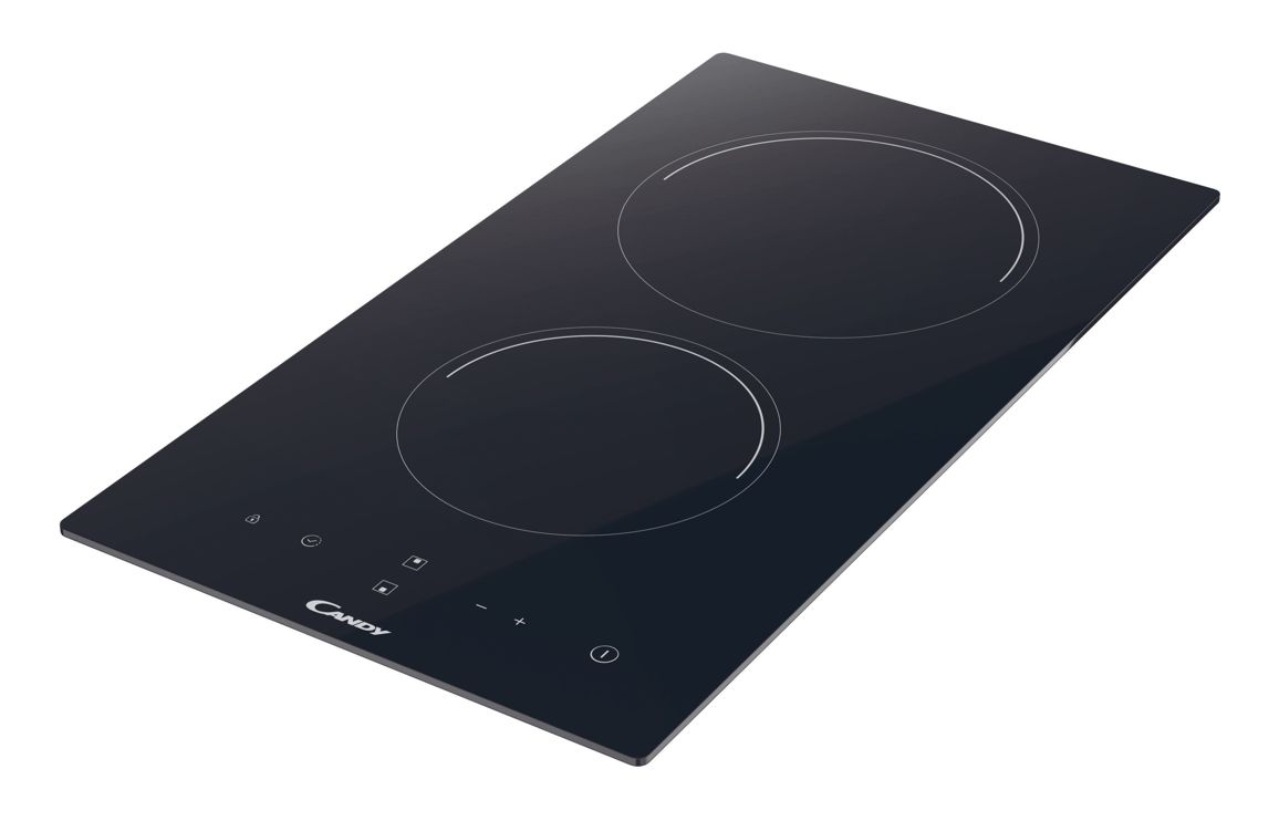 Candy CDH30 30cm Ceramic Hob - Black Glass - Image 2