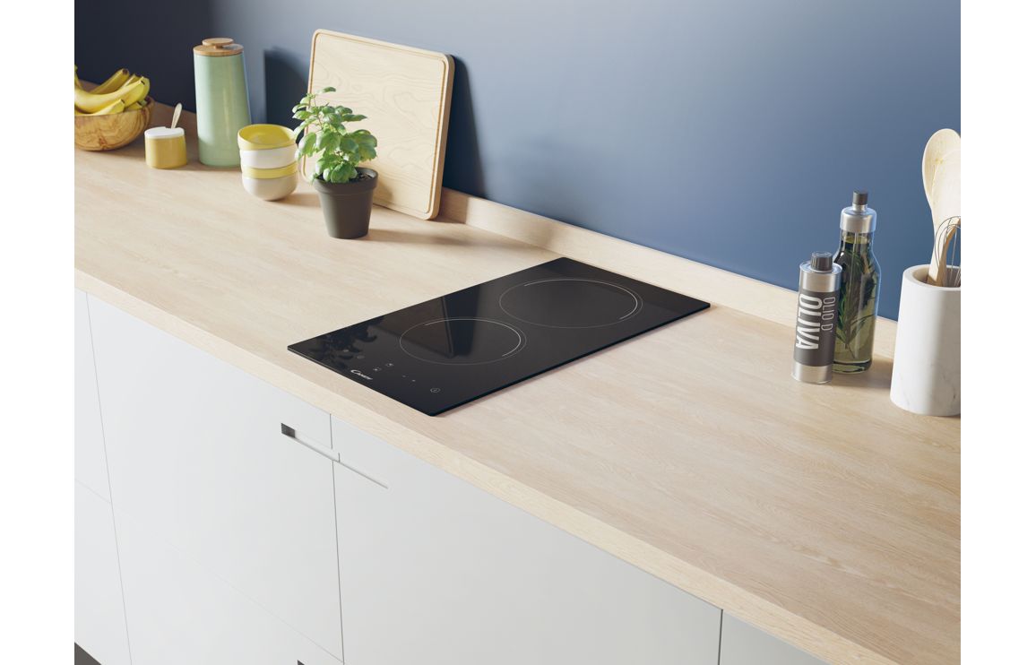 Candy CDH30 30cm Ceramic Hob - Black Glass - Image 6
