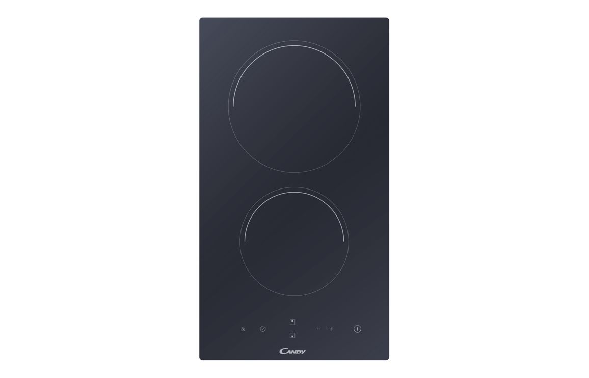 Candy CDH30 30cm Ceramic Hob - Black Glass