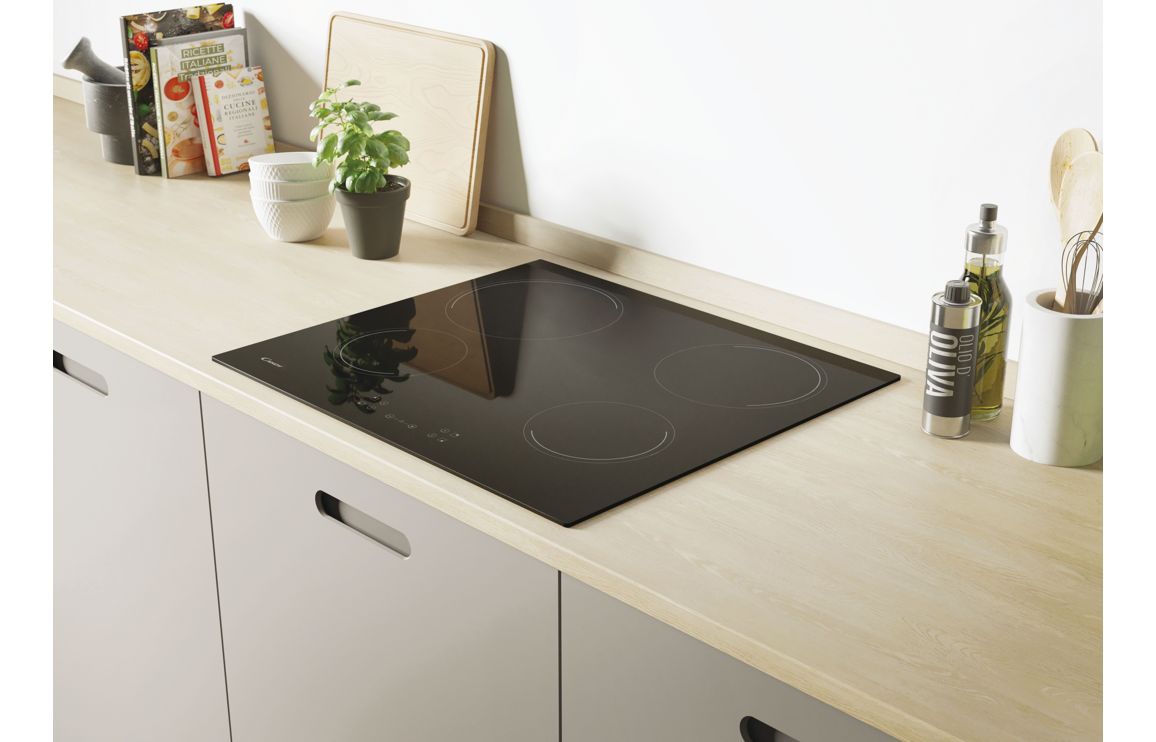 Candy CH64CCB 60cm Ceramic Hob - Black Glass - Image 5