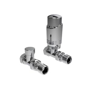Design Twin Pack TRV, Chrome, Straight