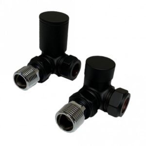 Corner Valve 15mm (Pair) - Black