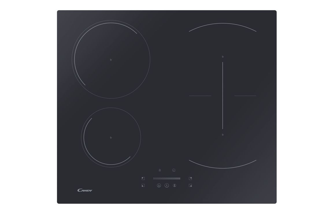 Candy CTP64SC/E1 60cm Induction Hob - Black Glass