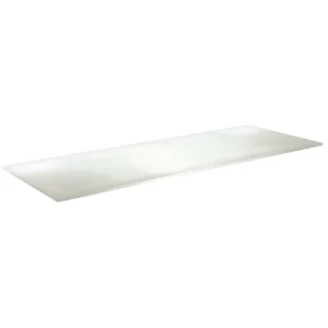 Carino High Pressure Laminate Worktop (810x460x10mm) - White Slate