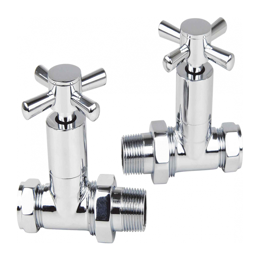 Cross Head Rad Valve Straight (Pair)