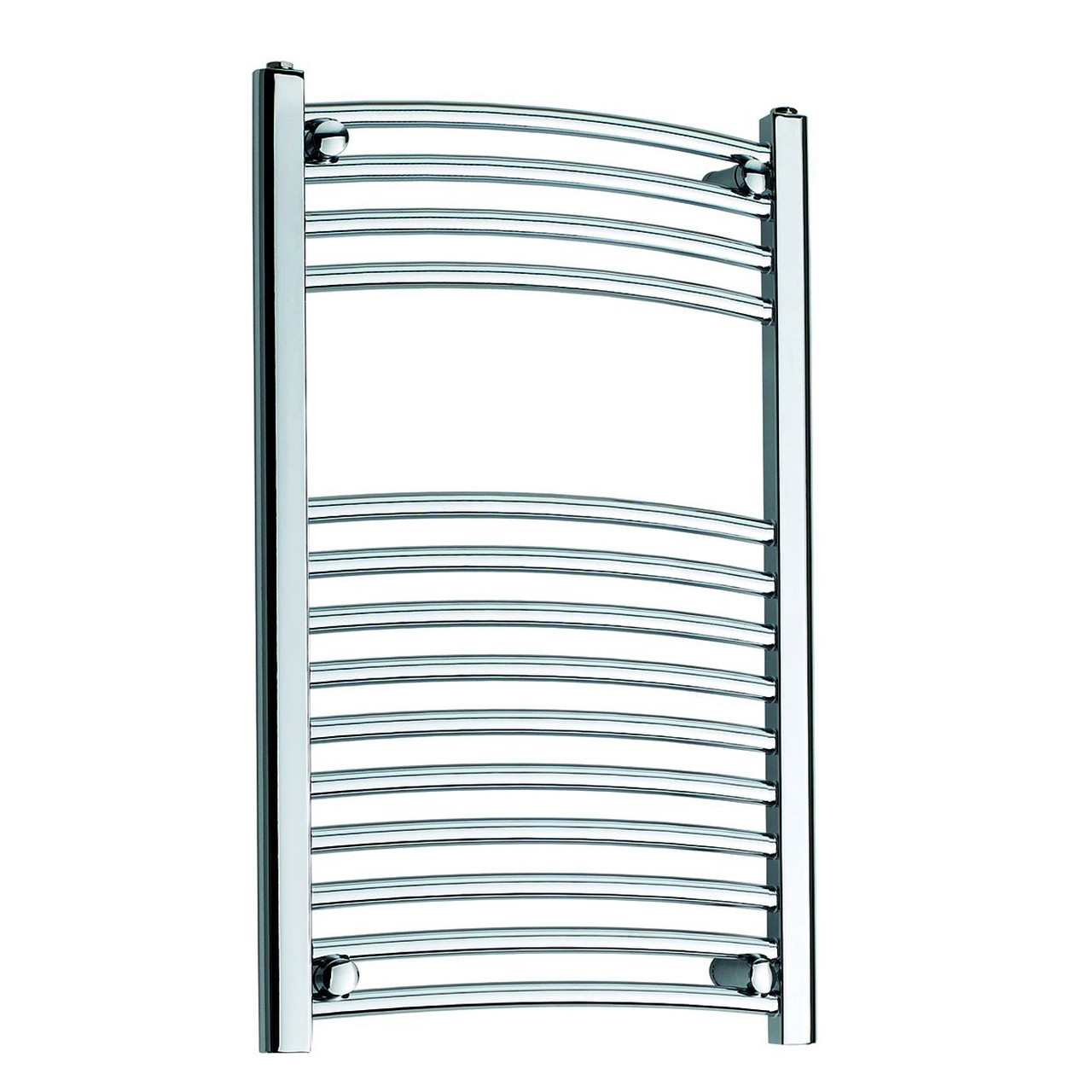 25mm Curved Towel Rail 600mm x 1000mm - Chrome