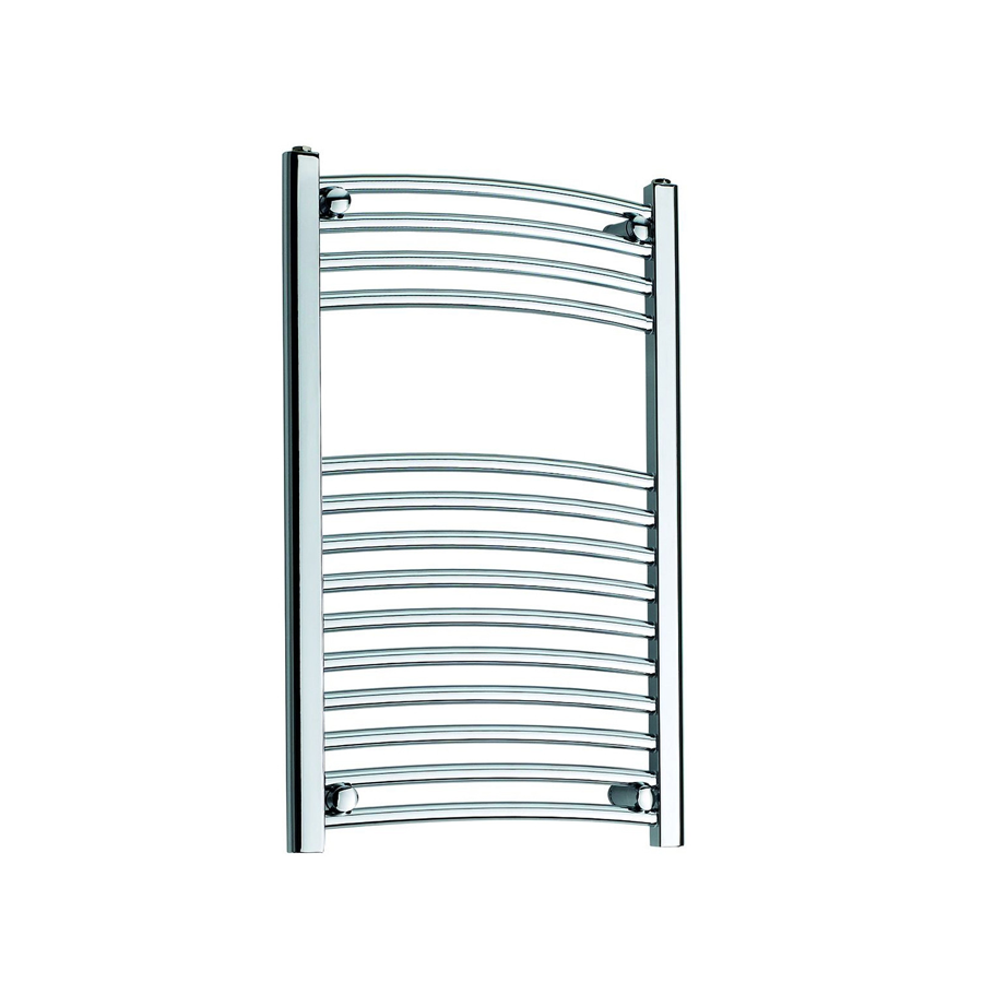 Curved Towel Rail 600mm x 1000mm Chrome