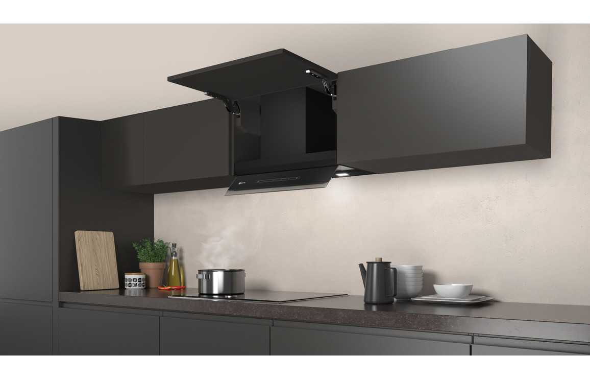 Neff N70 D65XAM2S0B 60cm Integrated Hood - Black - Image 7