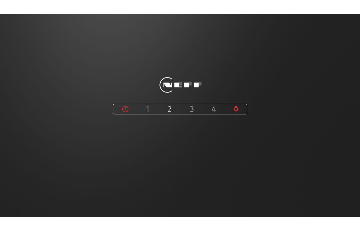 Neff N30 D83IDK1S0B 80cm Angled Chimney Hood - Black Glass - Image 4