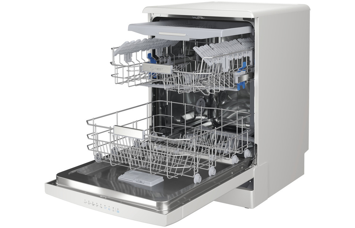 Indesit DFO 3T133 F UK F/S 14 Place Dishwasher - White - Image 2