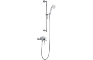 Berwick Shower Pack One - Concentric Single Outlet Shower Valve & Riser Kit - Chrome