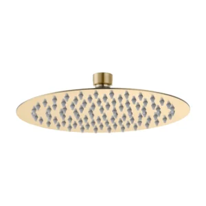 250mm Round Showerhead – Brushed Brass