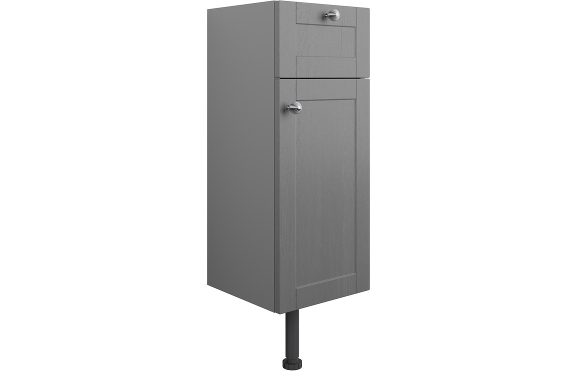 Benita 300mm 1 Drawer 1 Door Base Unit - Grey Ash