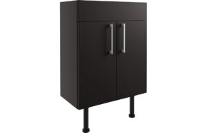 Alba 600mm Basin Unit - Matt Graphite Grey