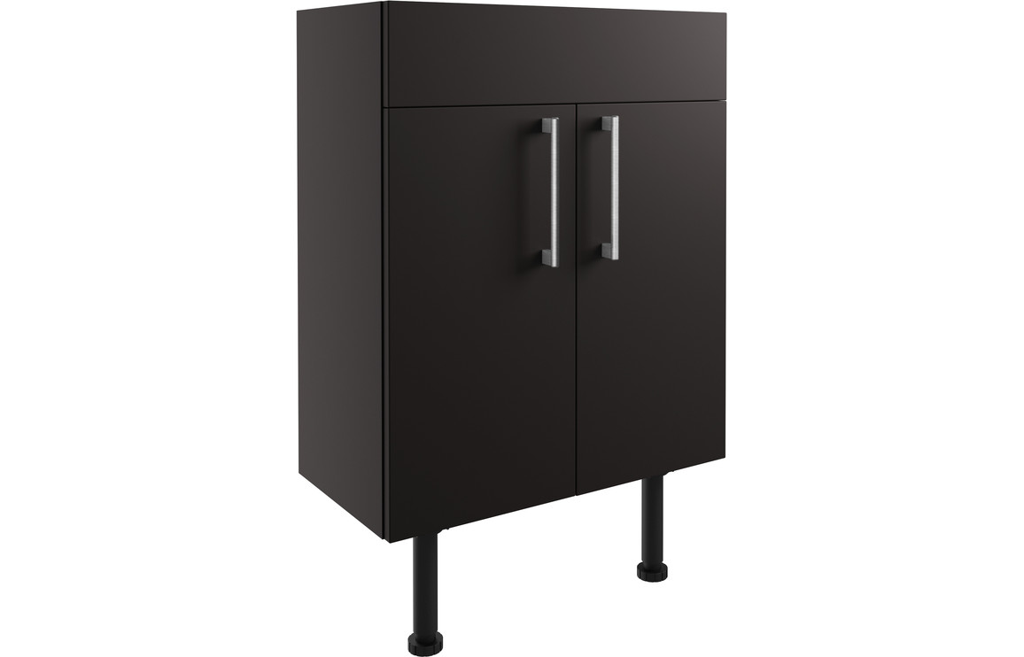Alba 600mm Basin Unit - Matt Graphite Grey