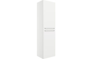 Gatsby 454mm Wall Hung 2 Door Tall Unit - White Gloss