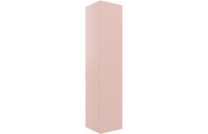 Statement 350mm Wall Hung 1 Door Tall Unit - Matt Antique Rose
