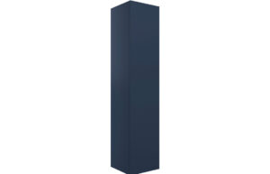 Statement 350mm Wall Hung 1 Door Tall Unit - Matt Deep Blue