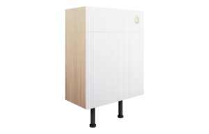 Texture 600mm WC Unit - Matt White