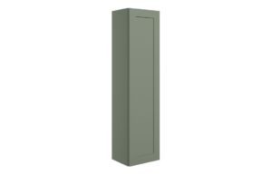 Mayfair 300mm Wall Hung 1 Door Tall Unit - Matt Reed Green