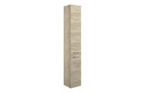 Volta 350mm Floor Standing 2 Door Tall Unit - Oak