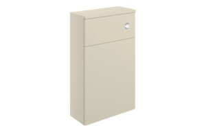 Contrast 500mm WC Unit - Matt Cotton & Oak Effect