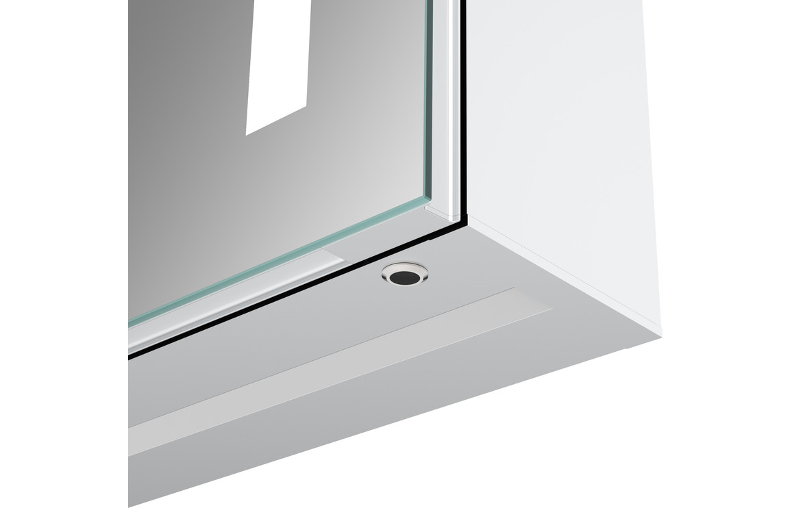 Sakura 500mm 1 Door Front-Lit LED Mirror Cabinet - Image 2
