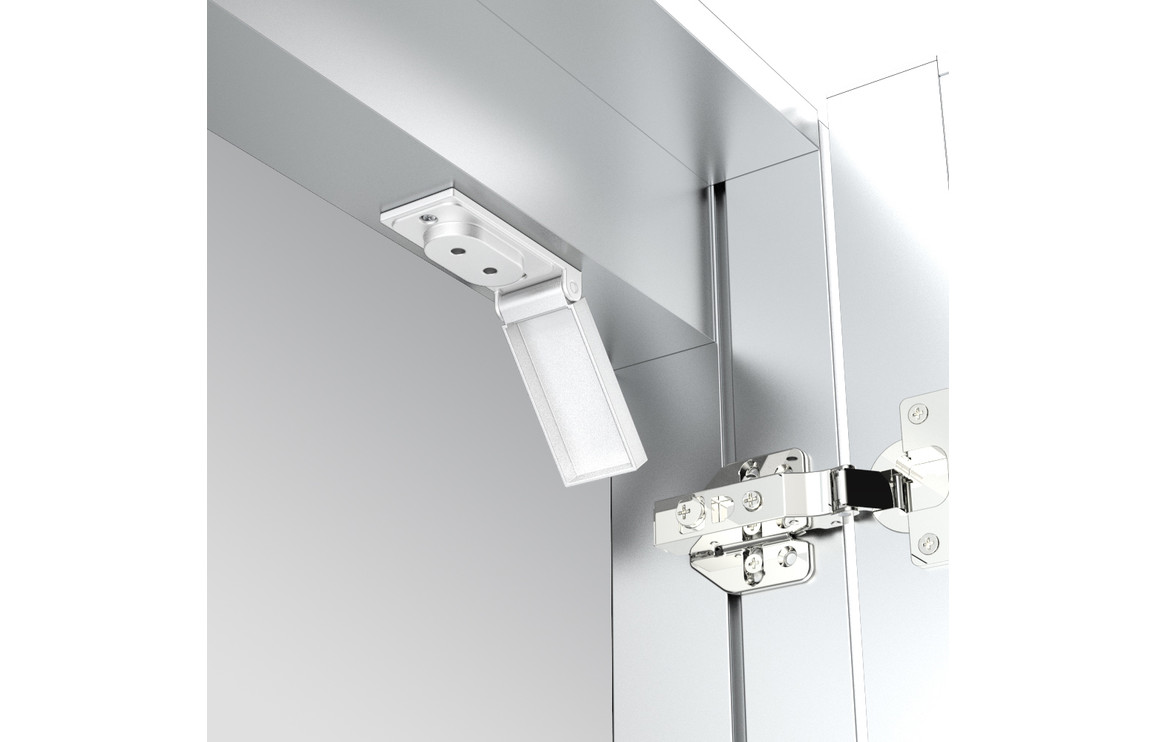 Sakura 600mm 2 Door Front-Lit LED Mirror Cabinet - Image 2