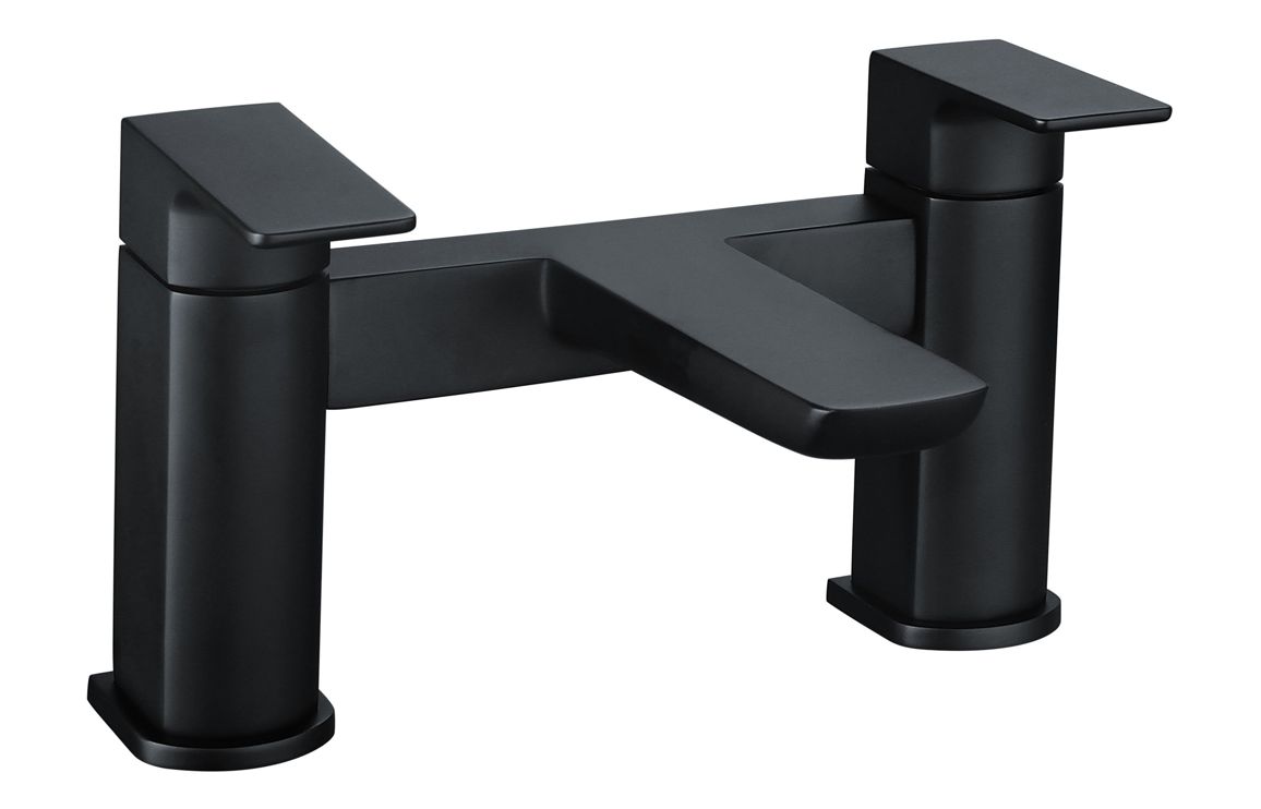 Berio Bath Filler - Matt Black