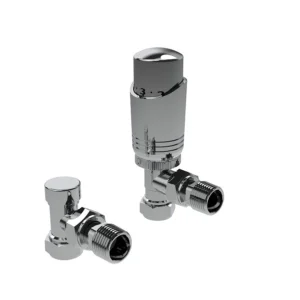 Design Twin Pack TRV, Chrome, Angled