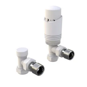 Design Twin Pack TRV, White, Angled