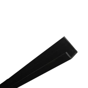 10mm Chrome End Cap Black