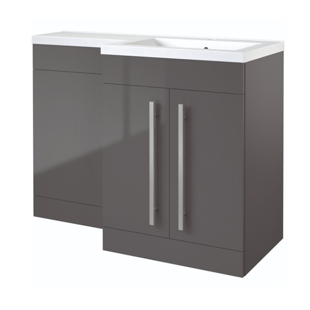 Matrix 500mm WC Unit Storm Grey Gloss