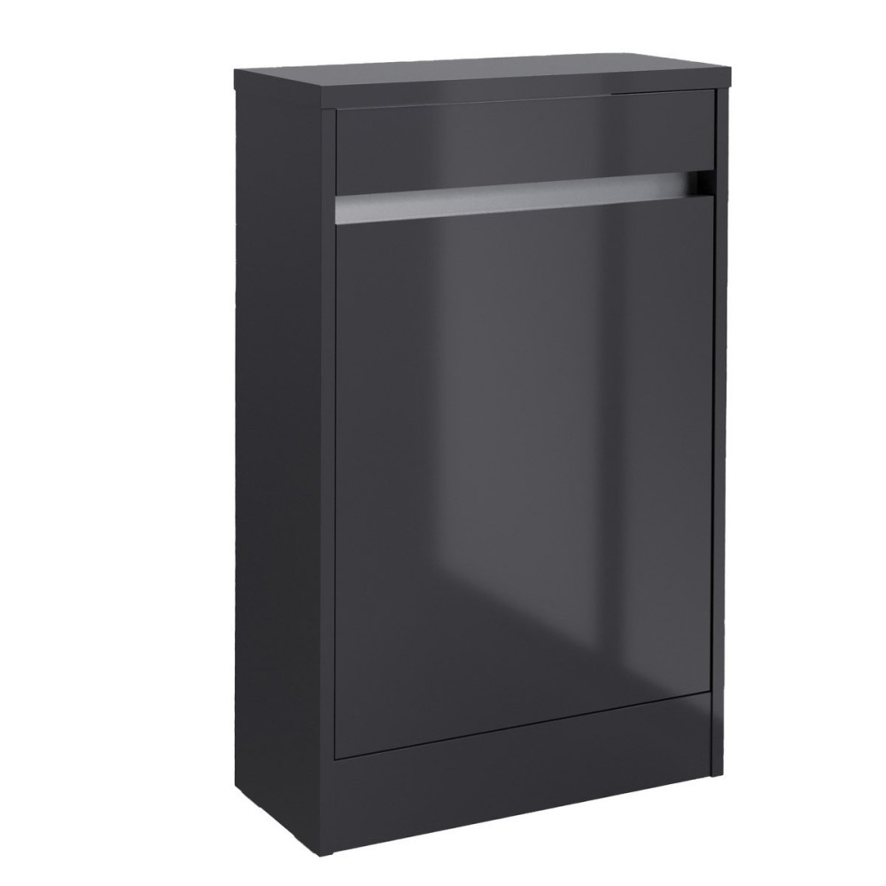 City WC Unit Storm Grey Gloss - Image 2