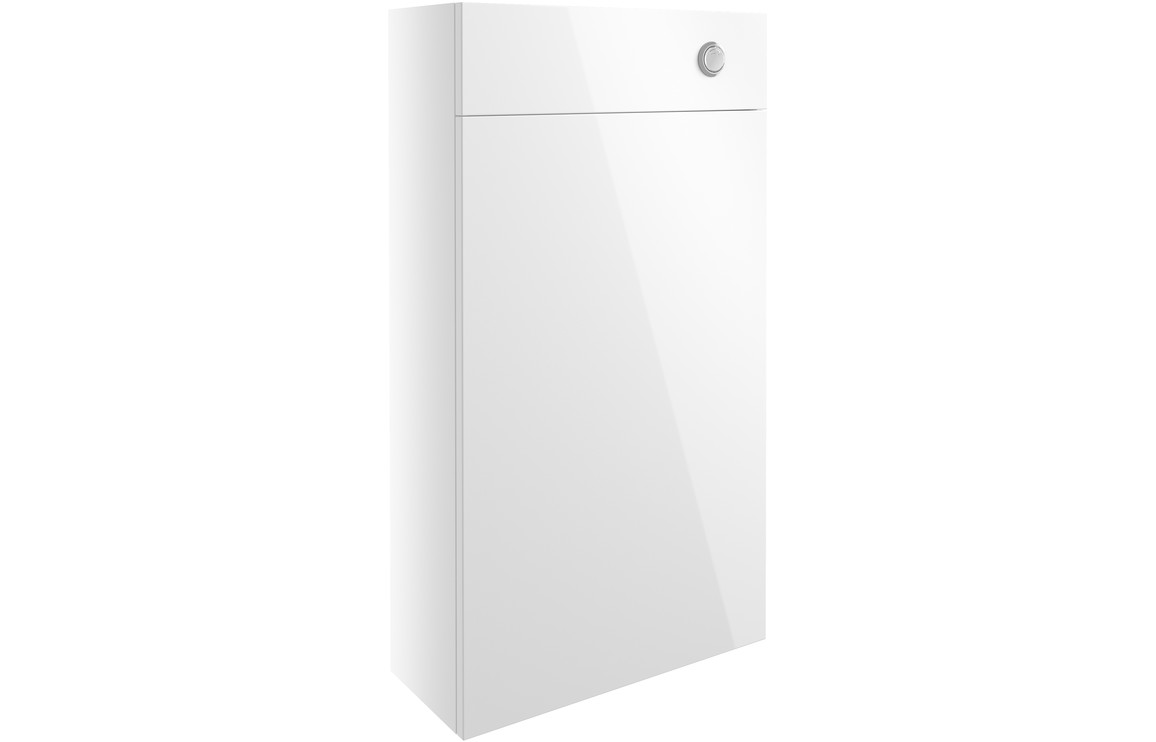 Alba 500mm Slim WC Unit - White Gloss