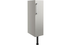 Alba 200mm Toilet Roll Holder - Light Grey Gloss