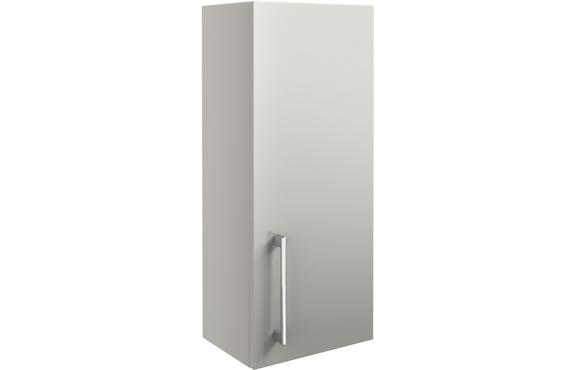 Alba 300mm Wall Unit - Light Grey Gloss