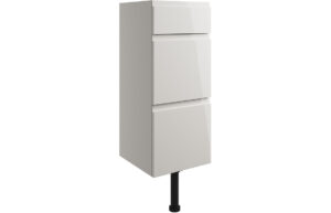 Valesso 300mm 3 Drawer Unit - Pearl Grey Gloss