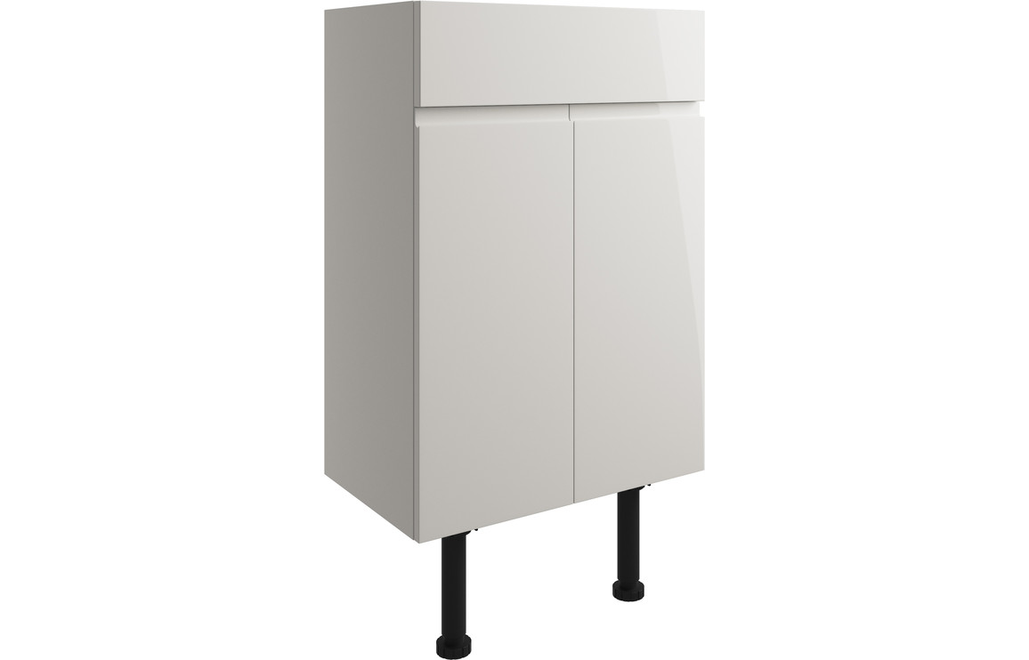 Valesso 500mm 2 Door Basin Unit - Pearl Grey Gloss