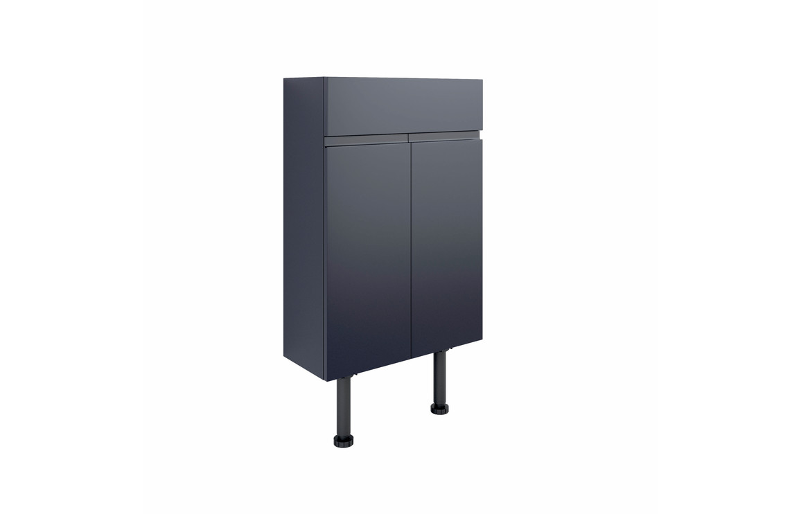 Valesso 500mm Slim 2 Door Basin Unit - Matt Indigo Blue