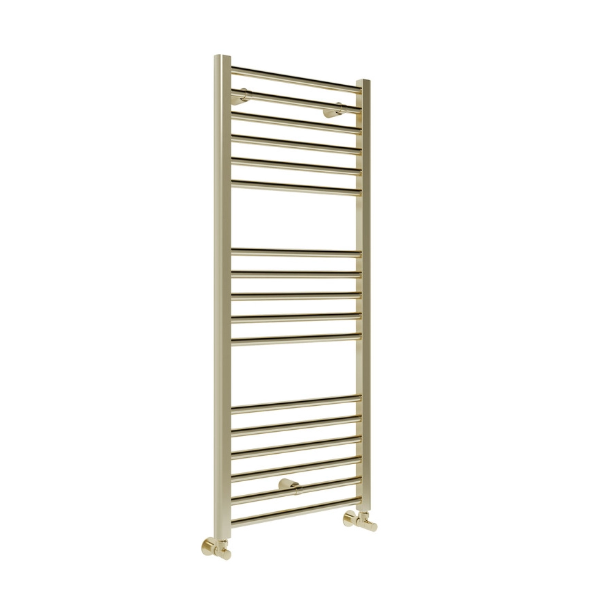 Grada Straight 30mm Ladder Radiator (500x1200x30mm) - Brushed Brass