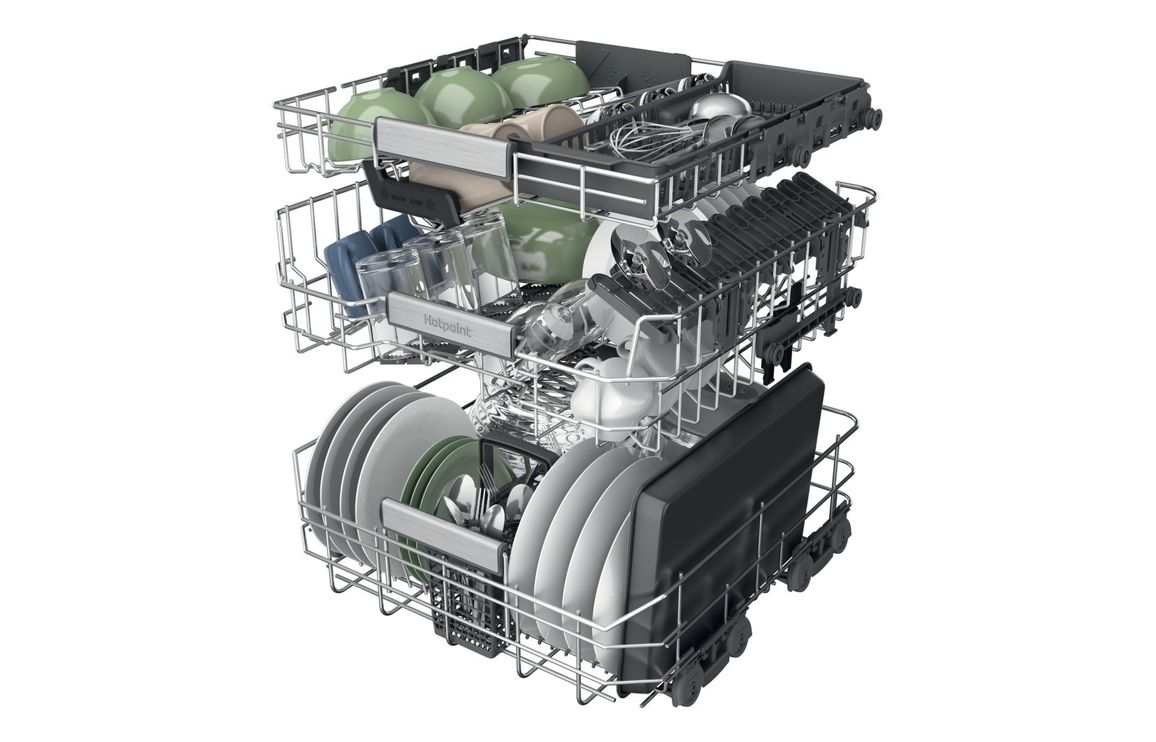 Hotpoint H8I HP42 L UK F/I 14 Place Dishwasher - Image 3