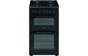 Hotpoint HD5G00KCB/UK Slim Gas Cooker - Black