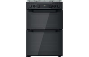 Hotpoint HDM67G0CCB/UK Gas Cooker - Black